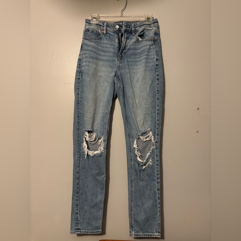 Classic Blue Distressed Jeans